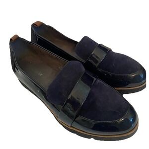 Sophia Taylor Shoes Size 8.5 Navy Blue Waffle Loafer